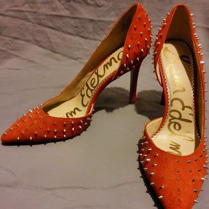 Sam Edelman Spiked Heels Red